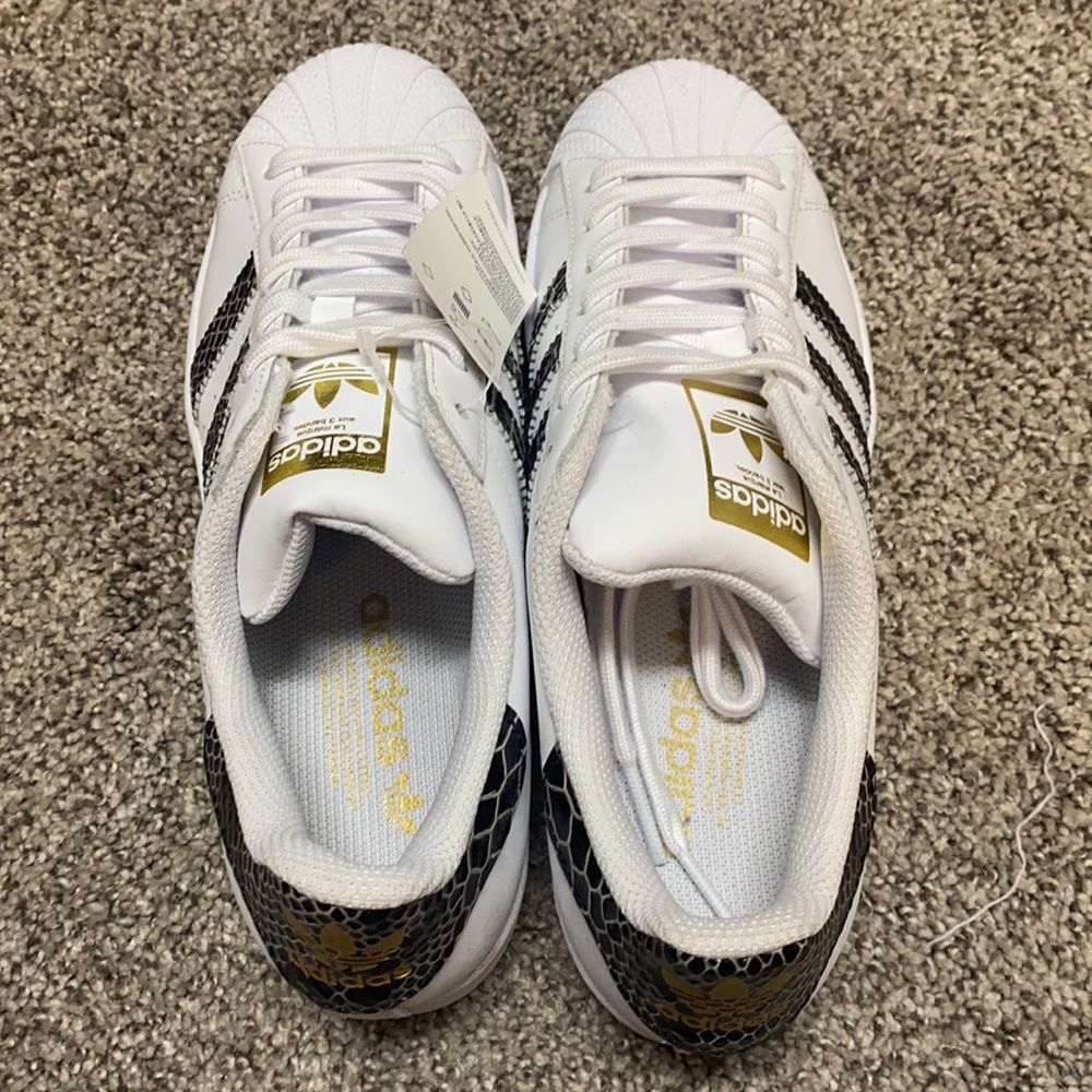 Adidas Superstars - snakeskin